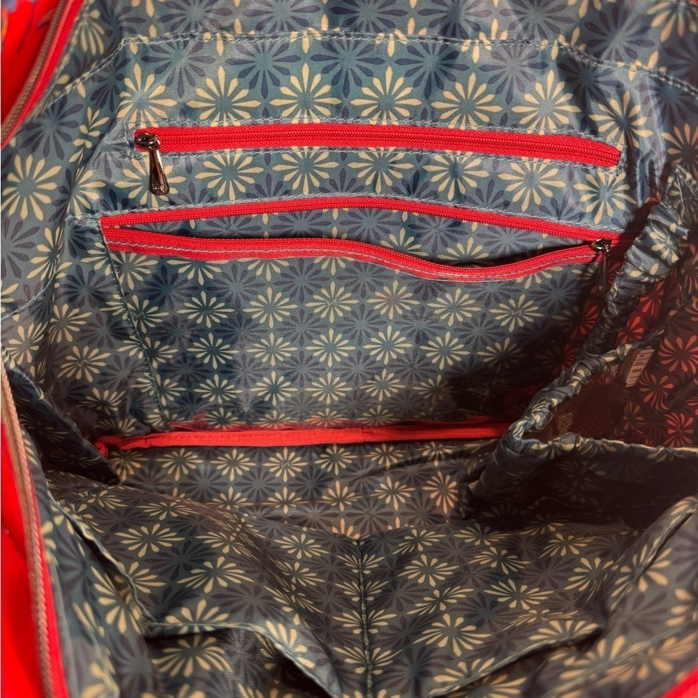 Like New Condition LUG Skyliner Tote Bag in Bouquet Red *sold out color* - Picture 3 of 5